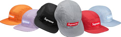 Metallic Check Camp Cap Spring Summer 2017 Supreme