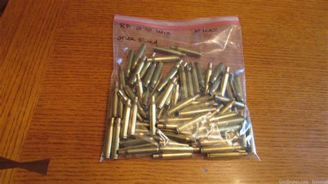 R P 270 Win Reloading Brass Once Fired Deprimed Reloading Brass At 1055103831