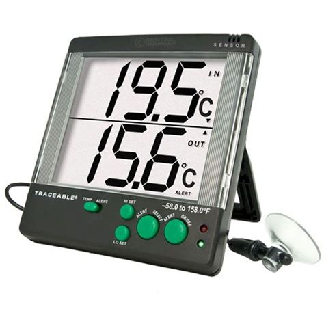 Cc Big Digit Alert Alarm Thermometer In C Cc Nc Labs