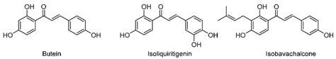 Structure Of Naturally Occurring Anticancer Chalcones Butein