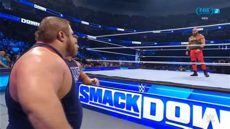 Otis Confronta Y Ataca A Braun Strowman WWE Smackdown 16 09 2022 En