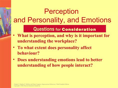 Perception And Personality Ppt