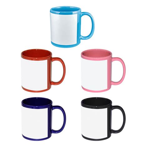 Tazas De Colores Con Ventana Para Sublimar Oz Graphic Supply Rd