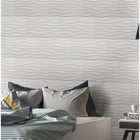 Msi Dymo Wavy X Ceramic Field Tile In White Reviews Wayfair