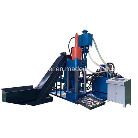 Vertical Hydraulic Metal Chip Briquetting Machine Aluminum Chip