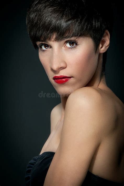 Attractive Brunette Stock Image Image Of Beauty Teeth 27683049