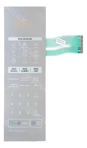 Membrana Mfm63036701 Painel Frontal Micro Ondas LG Original