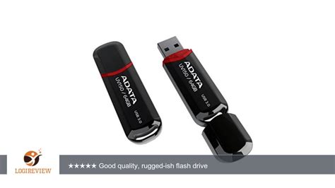 Adata Uv Gb Usb Snap On Cap Flash Drive Black Auv G Rbk