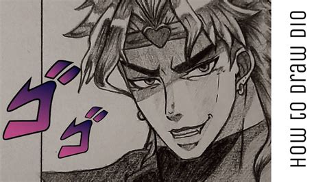 How To Draw Dio Brando