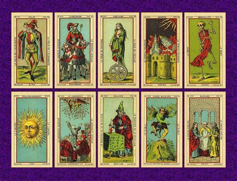 Etteilla Tarot Deck Ancient Tarot Cards Reproduction Etsy