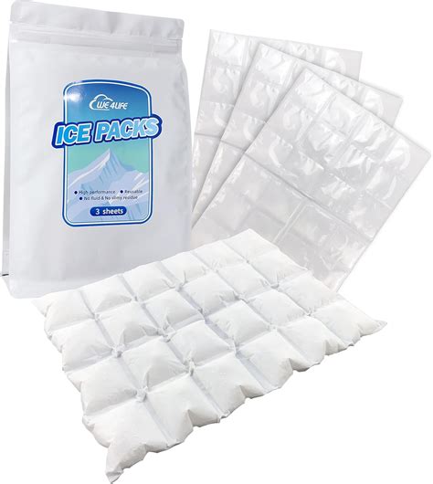 Amazon Reusable Ice Pack Sheets For Coolers Flexible Ice Sheets