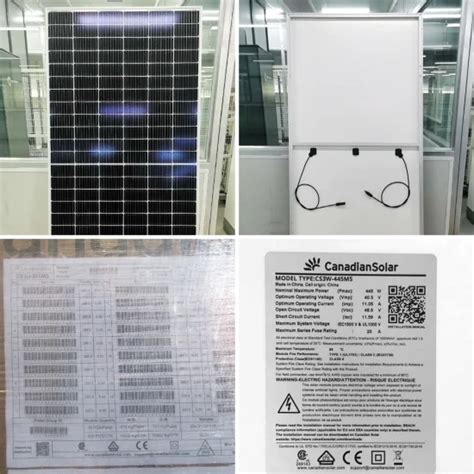 Canadian Solar Panels W Watt Monocrystalline Silico Photovoltaic