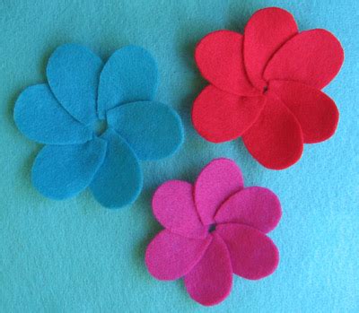 Patr N Y Tutorial Para Hacer Una Flor De Fieltro Broches De Fieltro