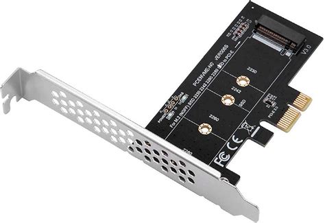 MZHOU Adaptateur M 2 PCIe M 2 NVME Et AHCI NGFF Pas Pour SATA M Key