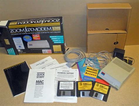 Zoom Fax Modem V34x Apple Rescue Of Denver