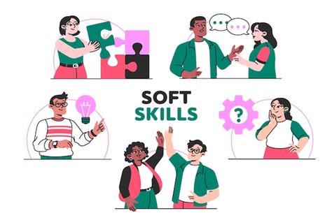 Free Vector Soft Skills Concept Illustration