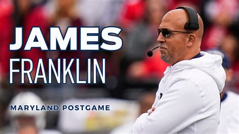 Watch James Franklins Postgame Press Conference Following Win Over Maryland On3