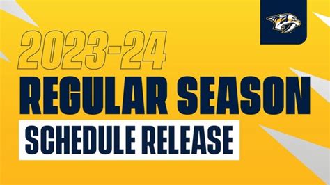 Predators Announce Season Schedule Williamson Source