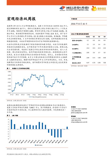 国信证券香港宏观经济双周报