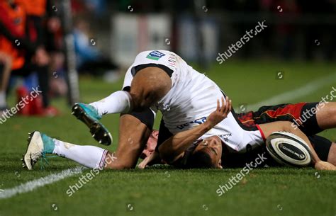 Ulster Vs Dragons Robert Baloucoune Adam Editorial Stock Photo Stock