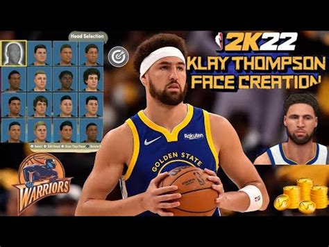 Klay Thompson 2022 NBA Playoffs FACE CREATION ACCURATE NBA 2K22