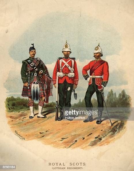 Uniforms Of The Royal Scots Lothian Regiment News Photo Getty Images