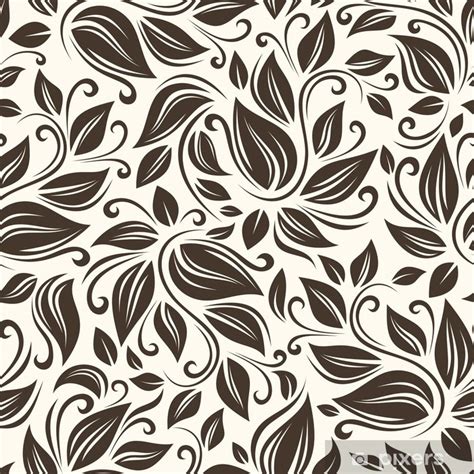 Poster Seamless Floral Pattern Vector Illustration Pixers Uk