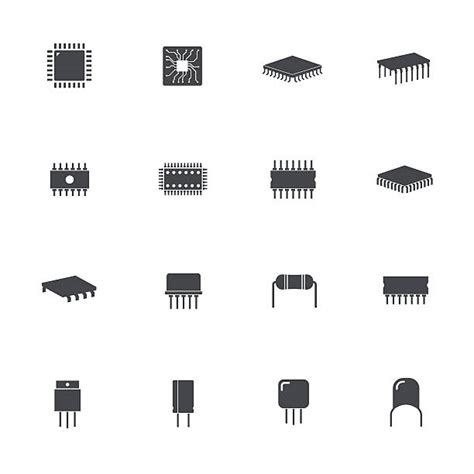 5400 Semiconductor Icon Stock Illustrations Royalty Free Vector