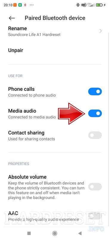 Enable Disable Media Audio SOUNDCORE LIFE A1 How To HardReset Info
