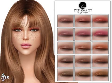 Sims 4 EYESHADOW Z69 By ZENX At TSR The Sims Book