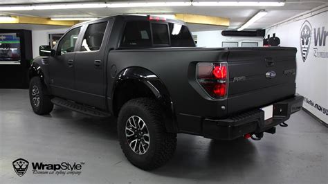 Ford Raptor Black Matt Wrapstyle