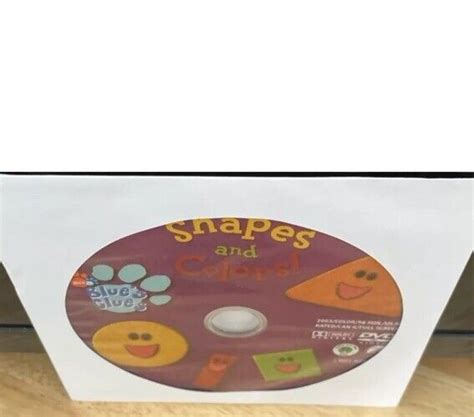 Blue S Clues Shapes And Colors DVD 2003 97368753648 EBay