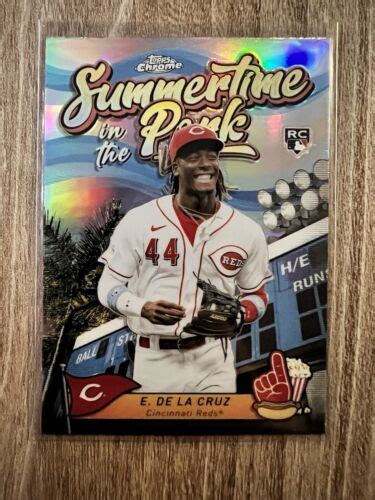 Topps Chrome Summertime In The Park Sitp Elly De La Cruz Rc