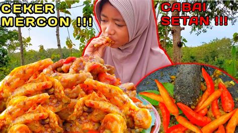 MUKBANG CEKER MERCON TANPA TULANG SUPER PEDASSAKING PEDASNYA SAMPAI