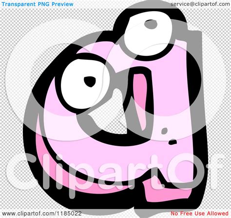 Cartoon Of The Letter A With Eyes Royalty Free Vector Illustration By