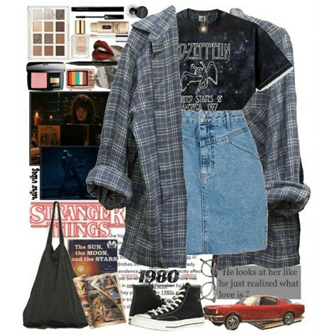 Pin By ─⋆ 𝐀ꪀ𝐠ᥱᥣ On R O U P A S 80s Inspired Outfits 80s Outfits Stranger Things Outfit