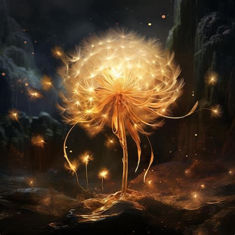 Premium Ai Image Dandelion