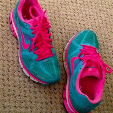 Neon Pink And Blue Nike Running Shoes Makes Exercising Worth It