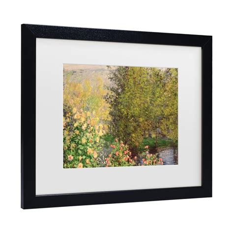 Vault W Artwork Corner Of The Garden At Montgeron 1876 Framed On