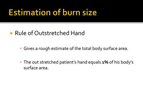 Ppt Presentation And Management Of Burn Patients Powerpoint