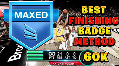 Nba K New Best Finishing Badge Method K Finishing Points Per