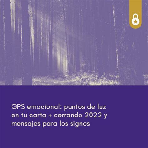 Gps Emocional Puntos De Luz En Tu Carta Cerrando El