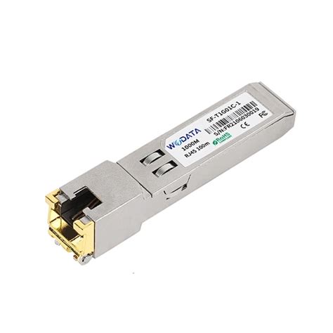 1000base T Sfp Copper Rj 45 100m Transceiver Module Shenzhen Wolck Network Product Co Ltd