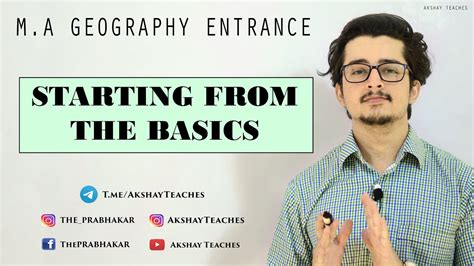 M A Geography Entrance Exam Strategy From Basics Syllabus Books