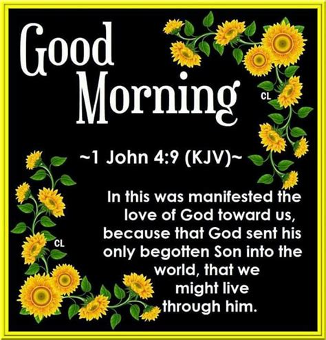 1 John 49 Kjv With Images Morning Verses Morning Greetings Quotes