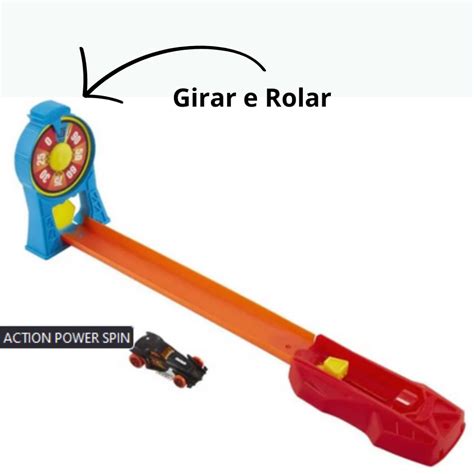 Hot Wheels Action Girar E Marcar HFY Mattel Pirlimpimpim Brinquedos