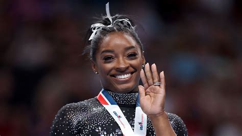 Hist Rica Simone Biles Octavo T Tulo Nacional En El Concurso Completo