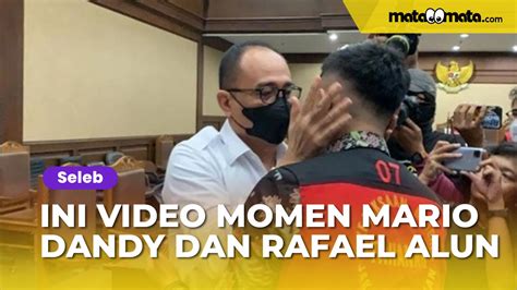 Video Momen Mario Dandy Dan Rafael Alun Video Dailymotion