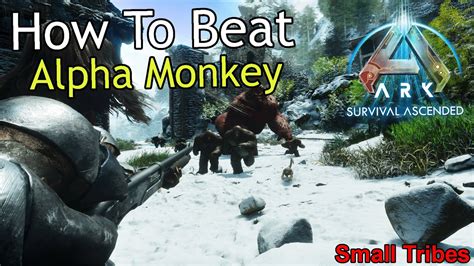 How To Beat Alpha Megapithecus On Official Smalls Ark Survival Ascended Boss Fight Guide