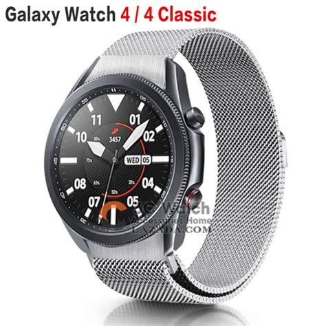 Milanese Strap Galaxy Watch 4 5 44mm 40mm Stainless Steel No Gaps 20mm